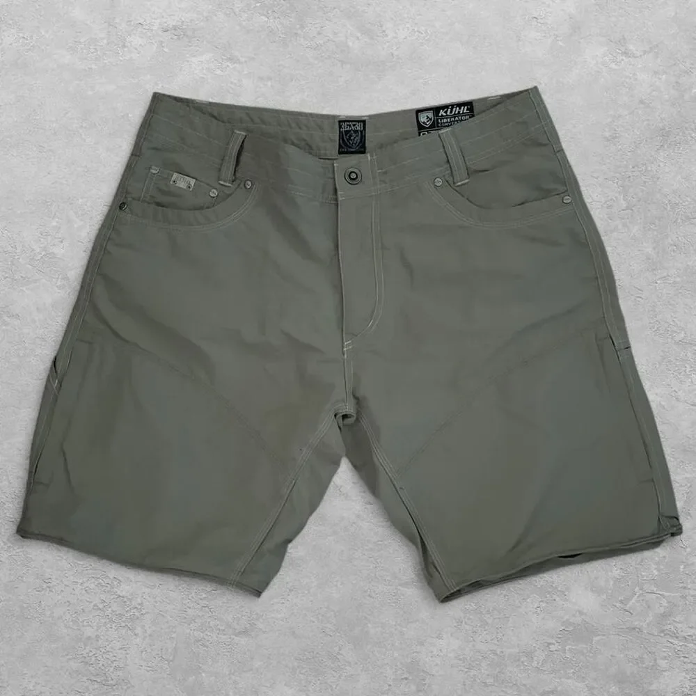 Kuhl Liberator Green Convertible Shorts Mens 36 Stealth Zip Off Hiking